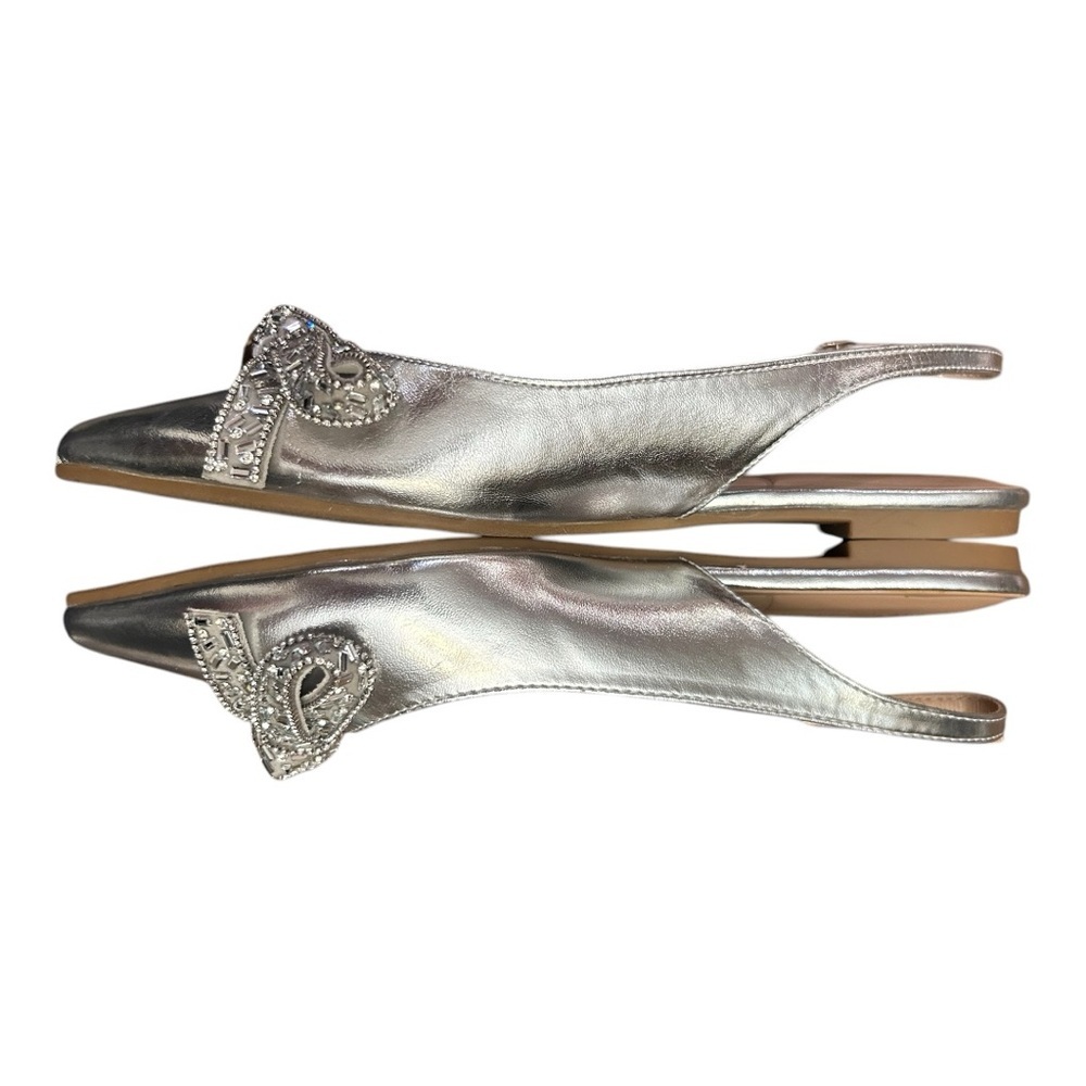 Bcbgeneration Katly Metallic Silver Rhinestone Bo… - image 3